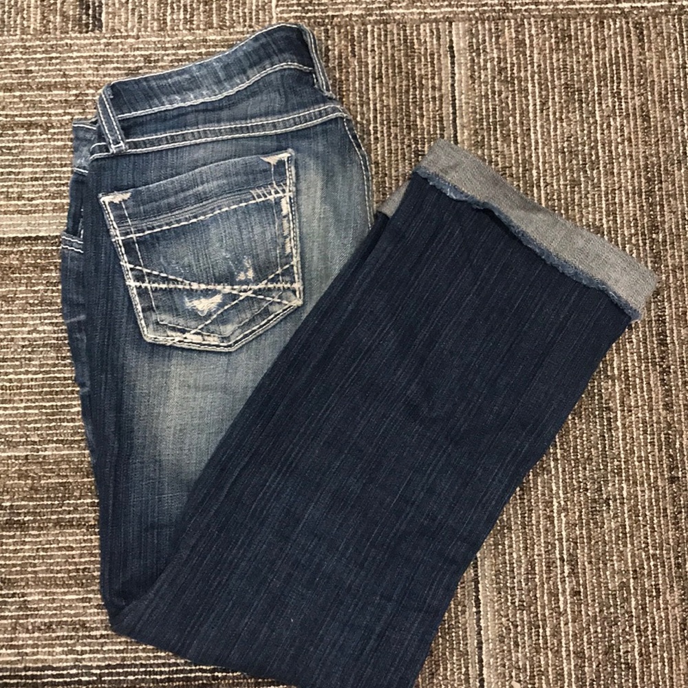 Buckle Jean Capris